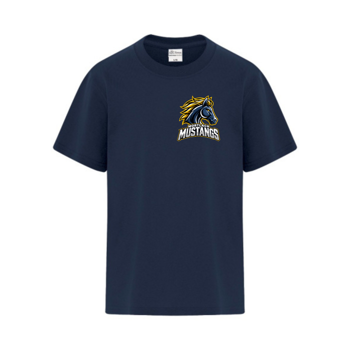 Youth Small / Navy / Small side logo
