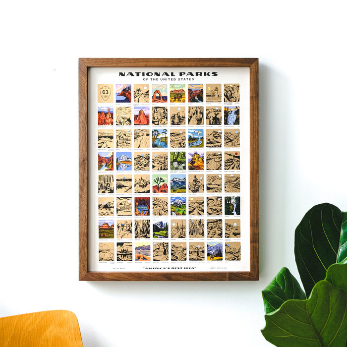 National Parks Scratch-Off | Native Maps