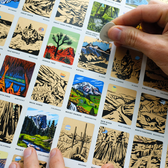 National Parks Scratch-Off | Native Maps