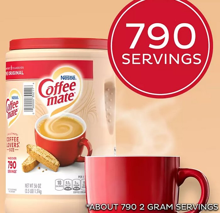 Nestle Coffee mate Original Powdered Coffee Creamer (56 oz.) 2pk - Eshop House LLC