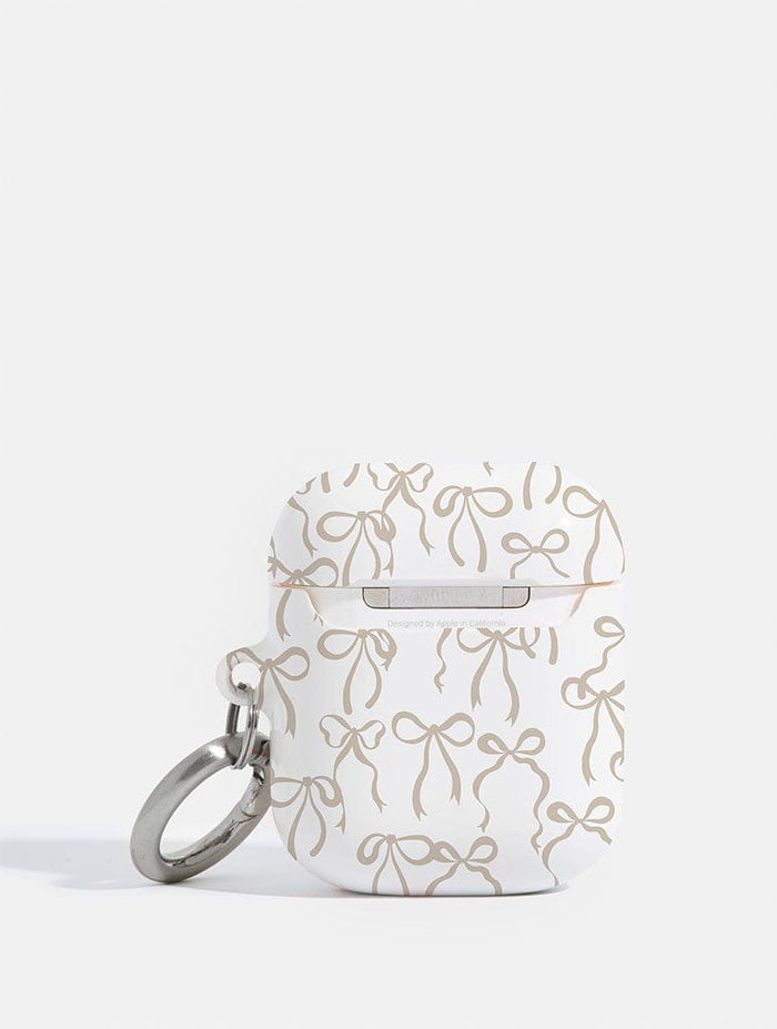 Neutral Bows AirPods Case AirPods Cases Skinnydip London
