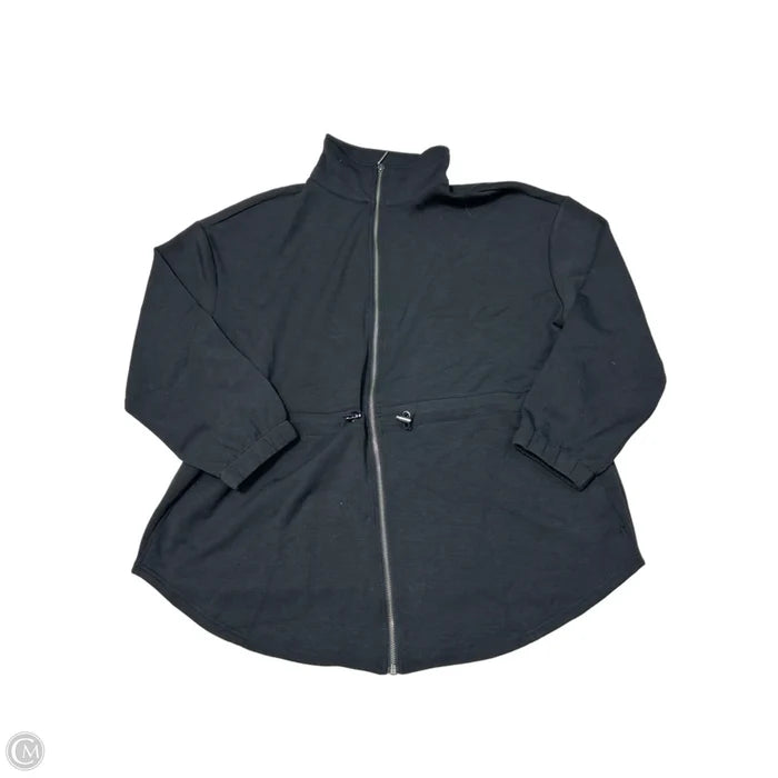 New! Athletic Jacket By Cable And Gauge In Black, Size: 1x