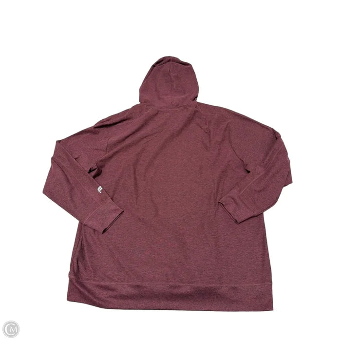 New! Athletic Sweatshirt Hoodie By Fabletics In Red, Size: 2x