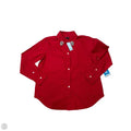 New! Blouse Long Sleeve By Ann Taylor In Red, Size: Sp