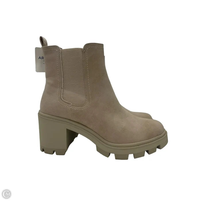 New! Boots Ankle Heels By Arizona In Tan, Size: 9