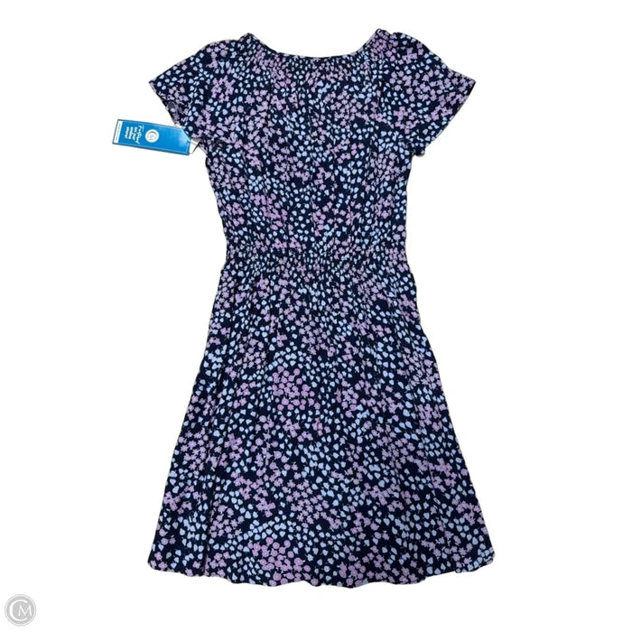 New! Dress Casual Midi By Talbots In Blue & Purple, Size: Lp