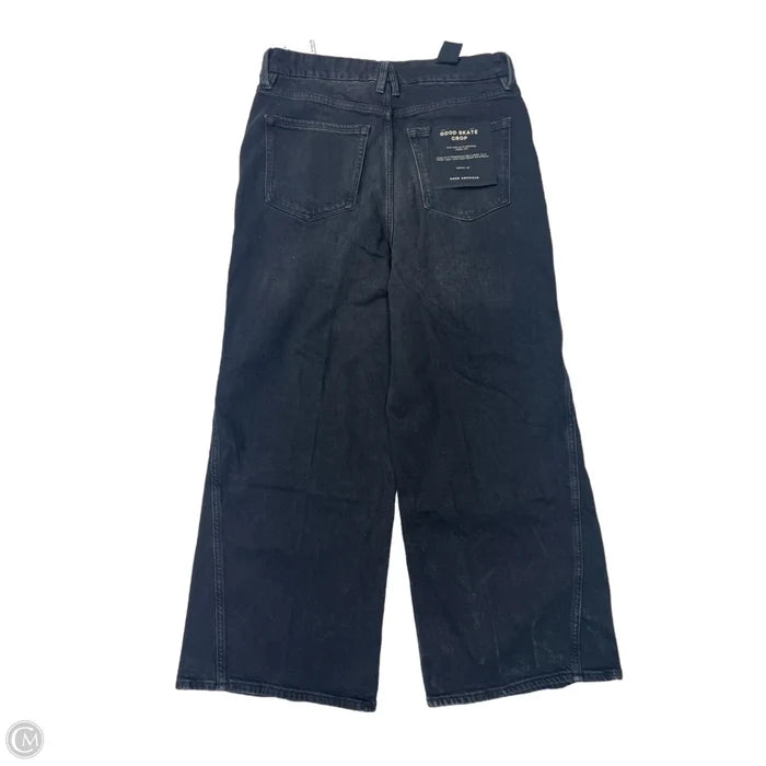NEW! Good American Good Skate Crop Designer Jeans, Size: 10