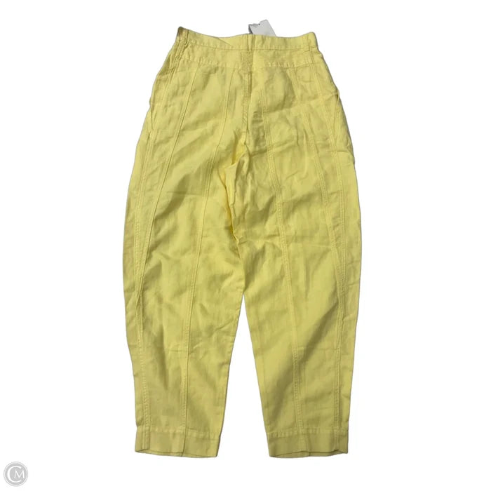 New! Pants Linen By Joie In Yellow, Size: 6