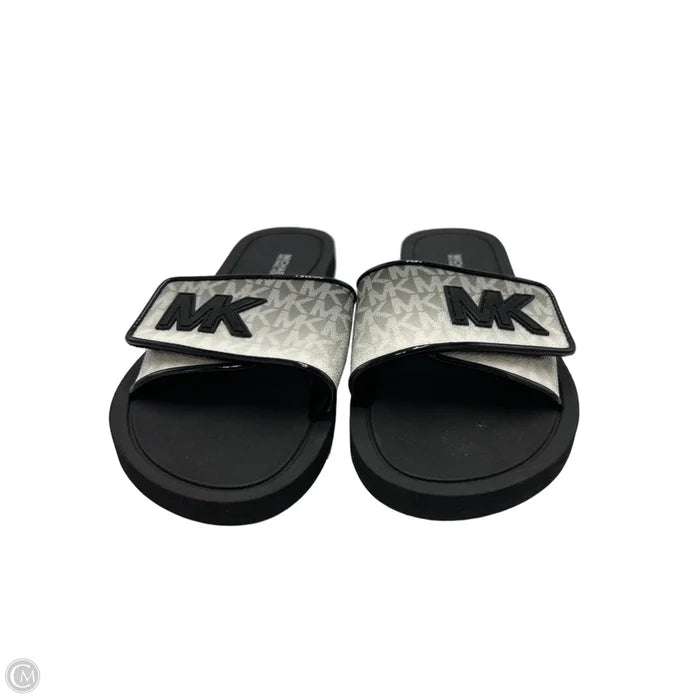 New! Shoes Designer By Michael Kors In Black & White, Size: 8