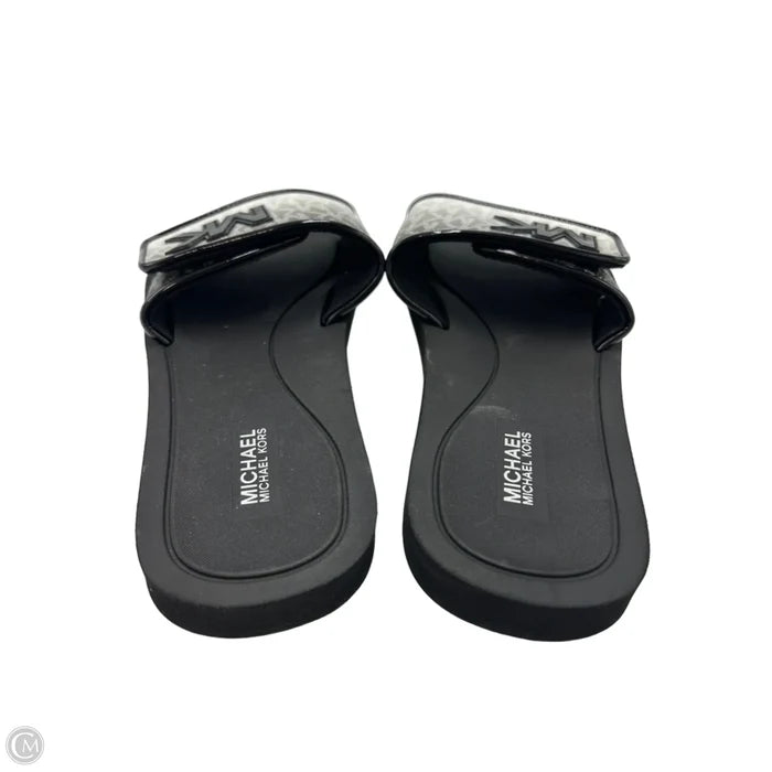 New! Shoes Designer By Michael Kors In Black & White, Size: 8