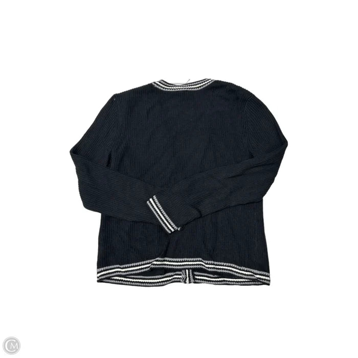 New! Sweater Cardigan By Talbots In Black, Size: L