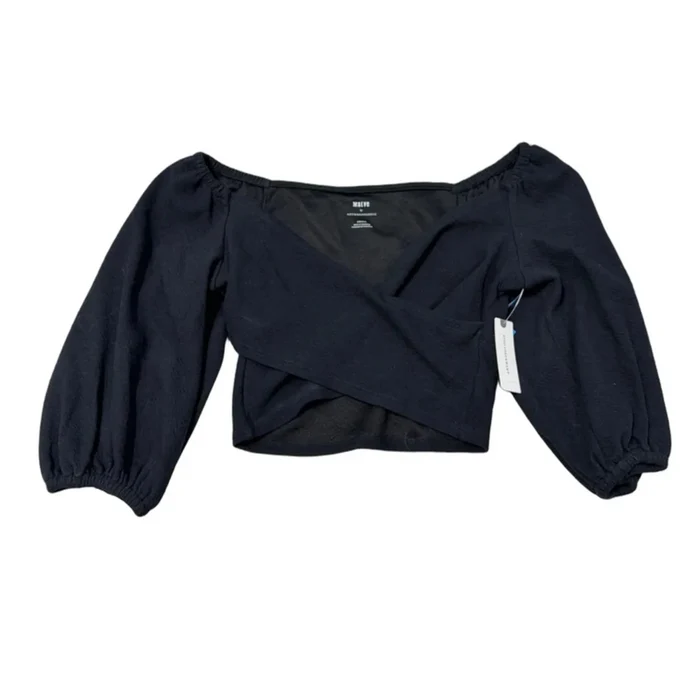 New! Top Short Sleeve By Maeve In Black, Size: S