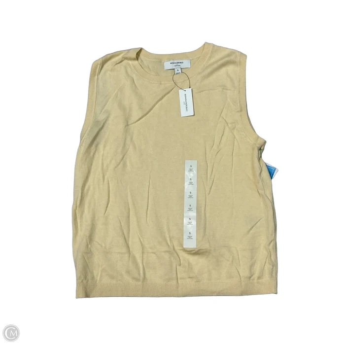 New! Top Sleeveless By Banana Republic In Yellow, Size: S