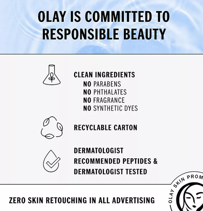 Olay Hyaluronic + Peptide 24 Serum, Fragrance-Free (1.3 fl. oz., 2 pk.)