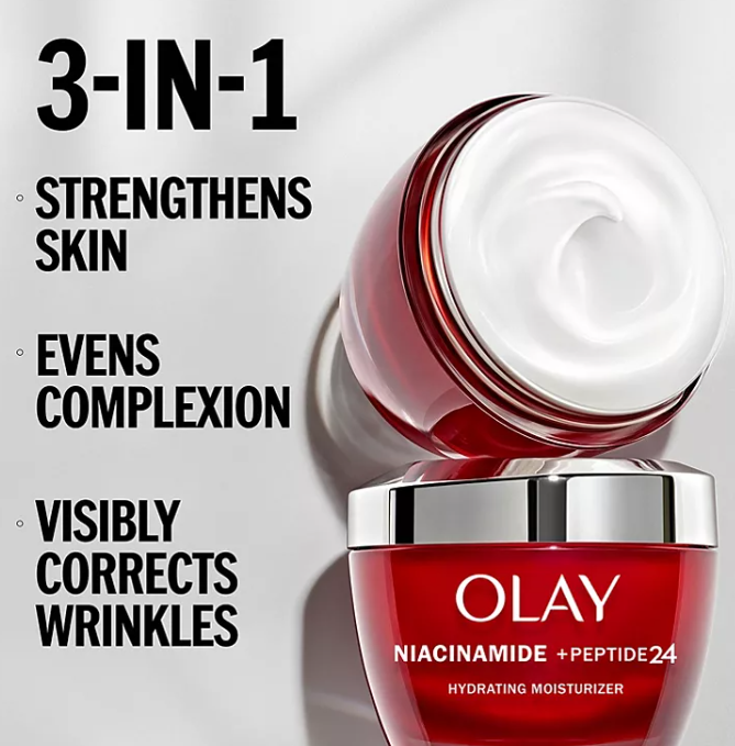 Olay Regenerist Niacinamide + Peptide 24 Face Moisturizer (1.7 oz., 2 pk.)