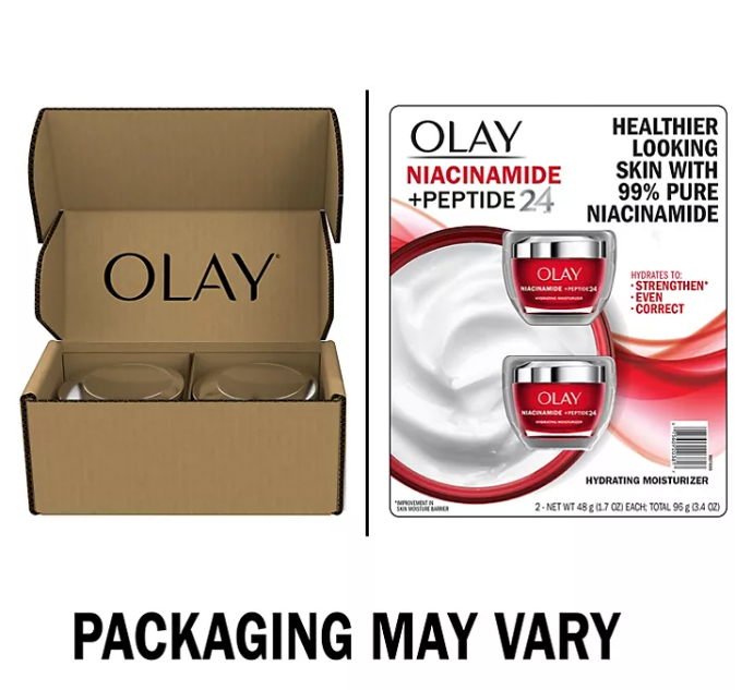 Olay Regenerist Niacinamide + Peptide 24 Face Moisturizer (1.7 oz., 2 pk.)