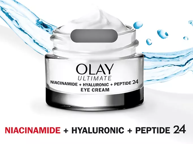 Olay Ultimate Niacinamide + Hyaluronic + Peptide Eye Cream (0.5 fl. oz., 2 pk.)