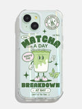 One Matcha A Day Shock iPhone Case Phone Cases Skinnydip London