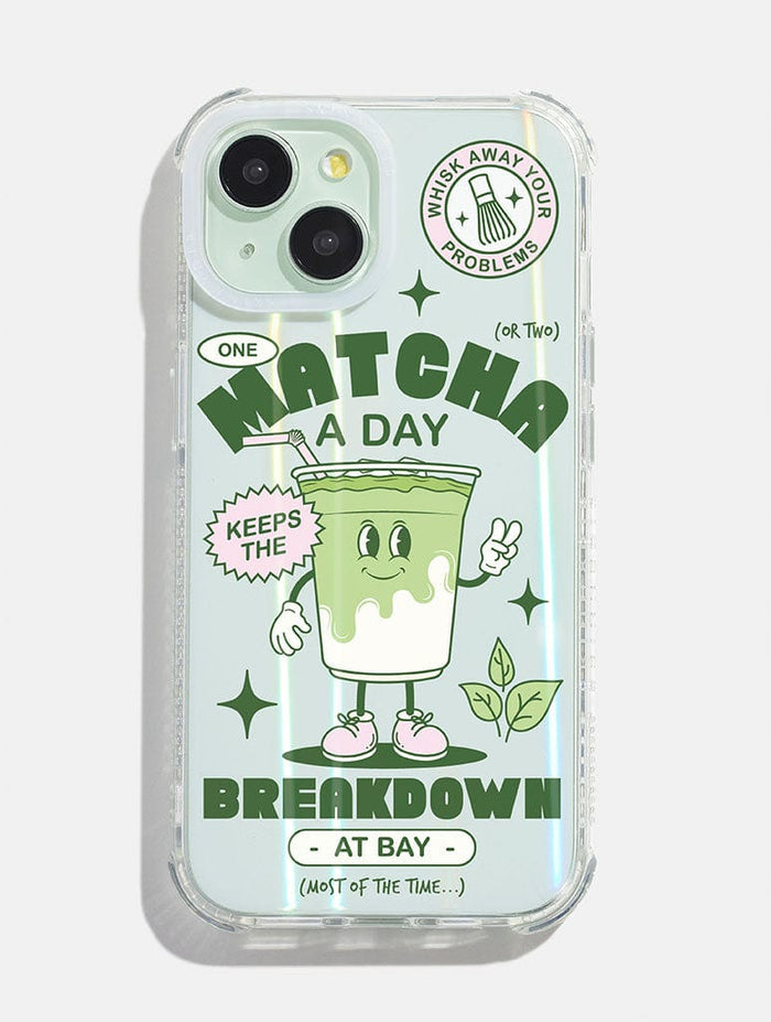 One Matcha A Day Shock iPhone Case Phone Cases Skinnydip London