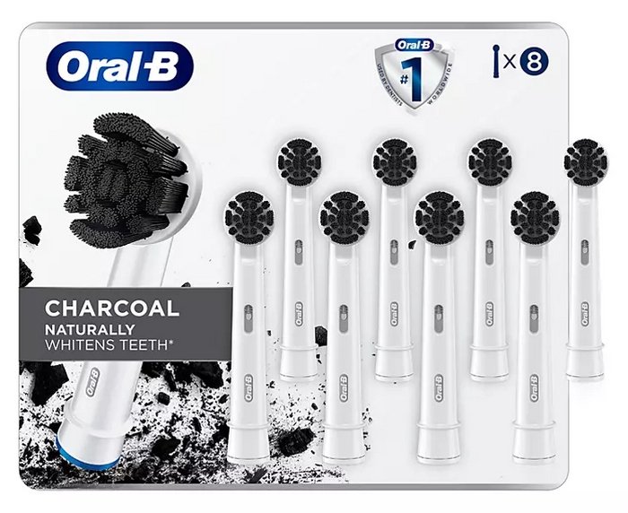 Oral-B Charcoal Electric Toothbrush Replacement Brush Heads (8 ct. Refills)