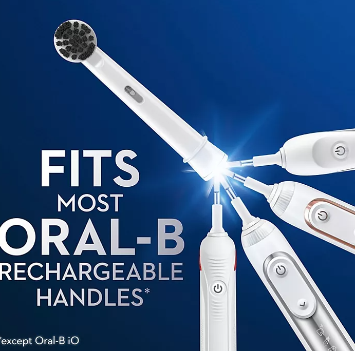 Oral-B Charcoal Electric Toothbrush Replacement Brush Heads (8 ct. Refills)