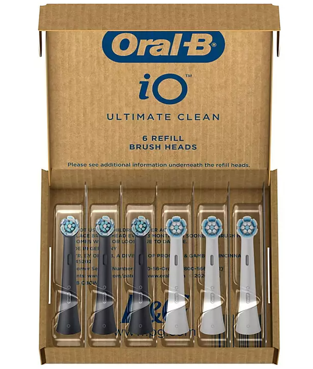 Oral-B iO Series Electric Toothbrush Replacement Brush Heads (6 ct. Refills)