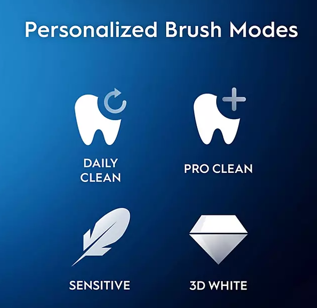 Oral-B Pro Clean Rechargeable Toothbrush (2 Pack + 3 Brush Heads)