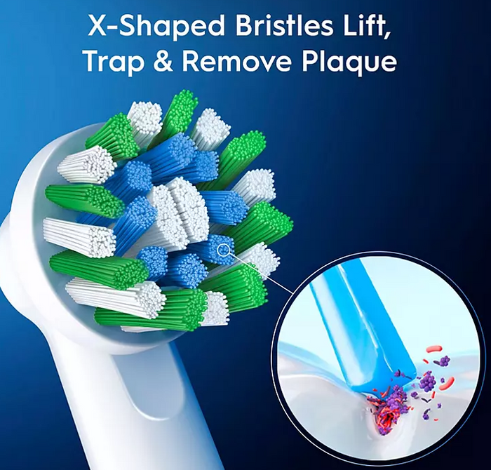 Oral-B Pro Clean Rechargeable Toothbrush (2 Pack + 3 Brush Heads)