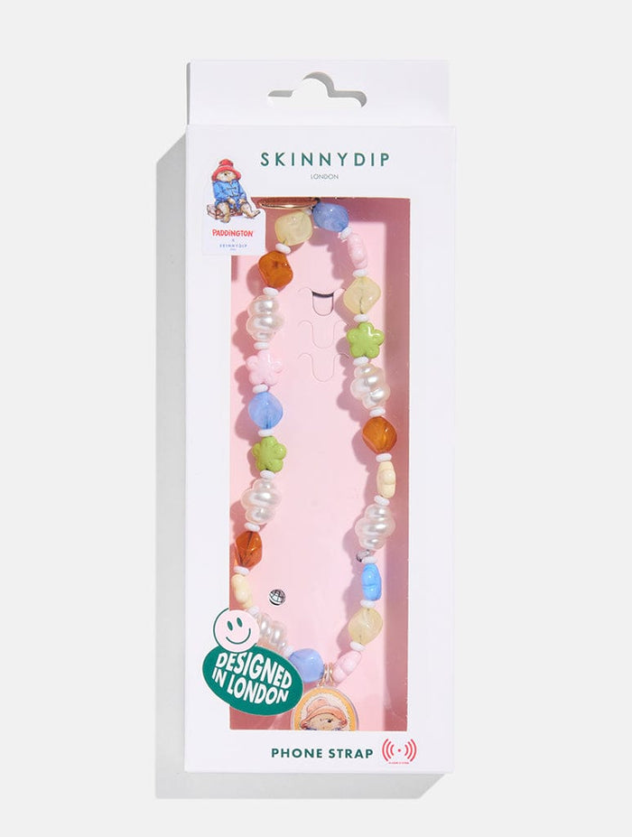 Paddington x Skinnydip Badge Beaded Strap Phone Grips Skinnydip London