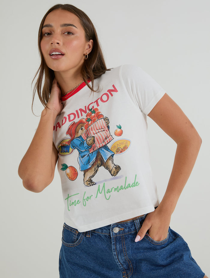 Paddington x Skinnydip Marmalade Baby Tee Tops & T-Shirts Skinnydip London