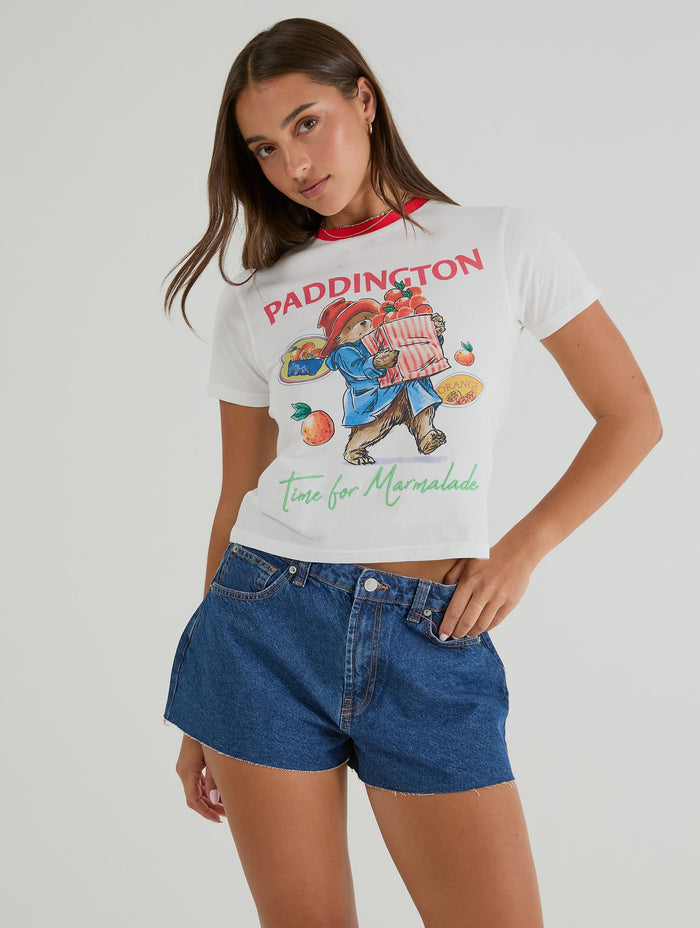 Paddington x Skinnydip Marmalade Baby Tee Tops & T-Shirts Skinnydip London