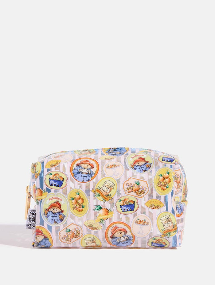 Paddington x Skinnydip Striped Badge Makeup Bag Makeup Bags & Wash Bags Skinnydip London