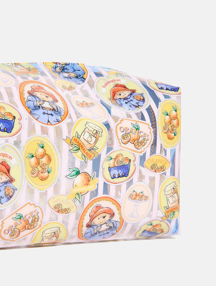 Paddington x Skinnydip Striped Badge Makeup Bag Makeup Bags & Wash Bags Skinnydip London