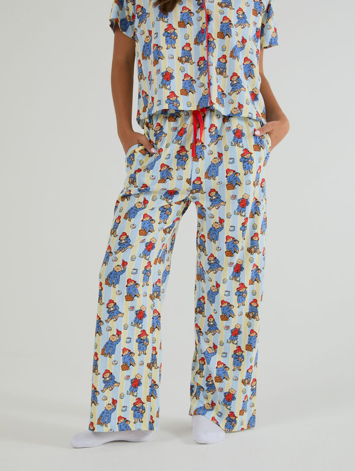 Paddington x Skinnydip Yellow Stripe Pyjama Set Lingerie & Nightwear Skinnydip London