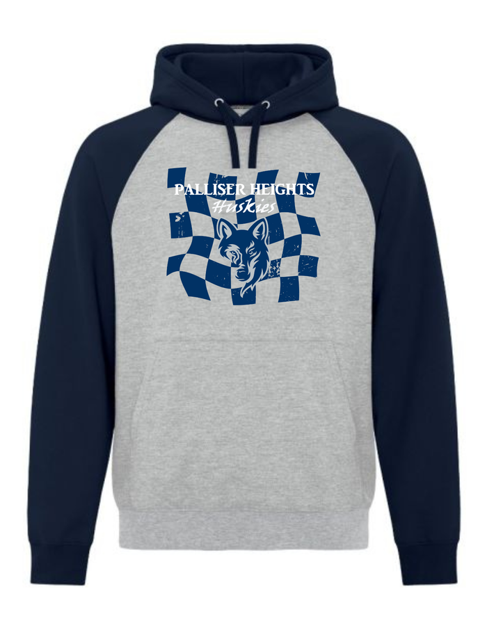 Youth small / Hoodie / Grey/Navy
