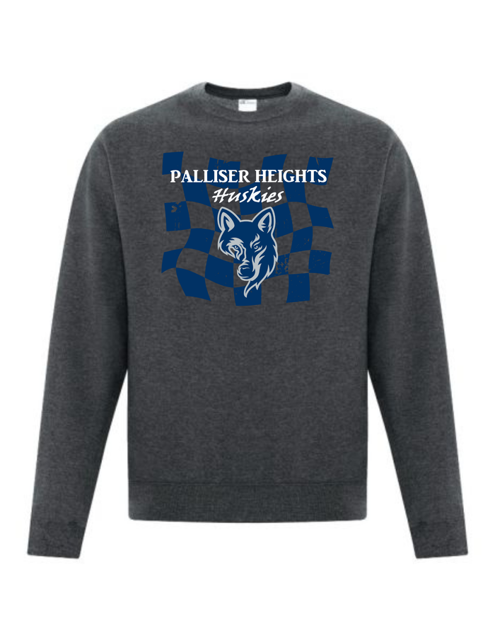 Palliser Checkered Hoodie or Crewneck
