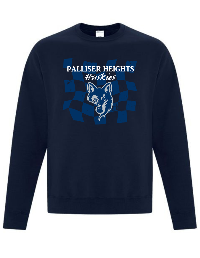 Palliser Checkered Hoodie or Crewneck