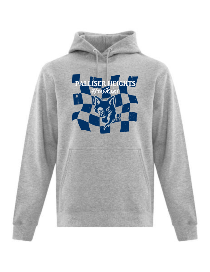 Palliser Checkered Hoodie or Crewneck