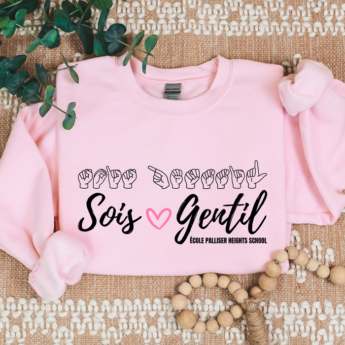 Palliser Heights - Pink Crewneck