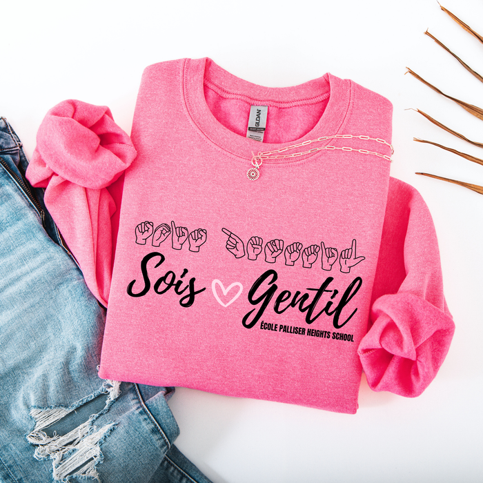 Palliser Heights - Pink Crewneck