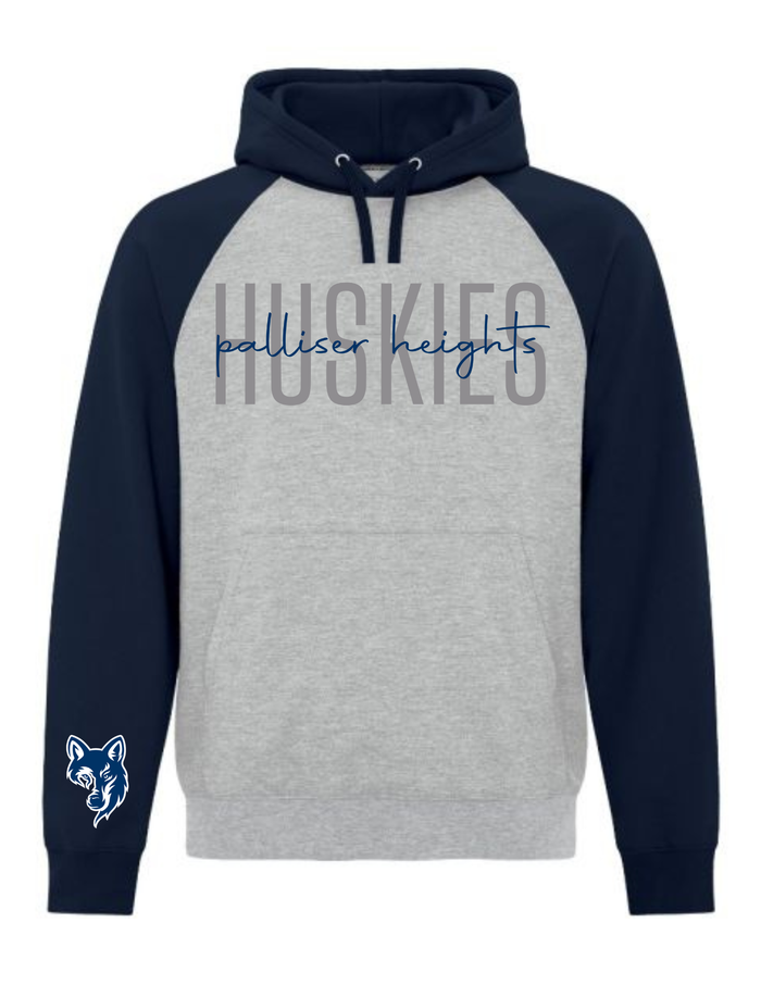 Youth small / Hoodie / Grey/Navy