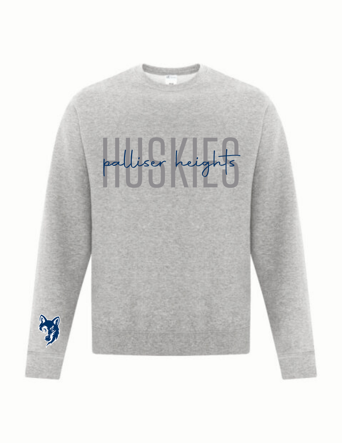 Palliser Heights Huskies Crewneck or Hoodie