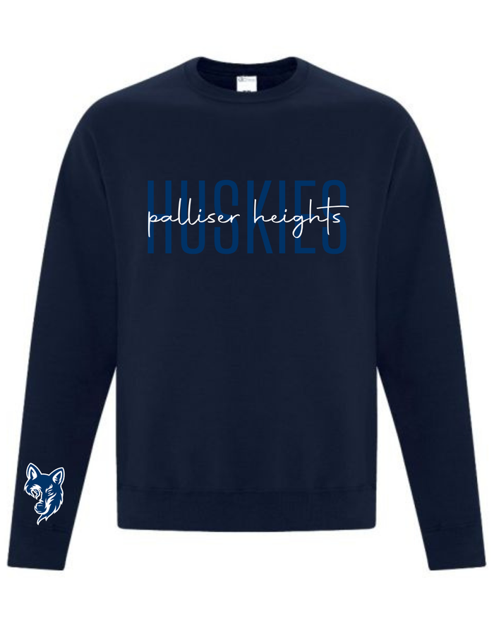 Palliser Heights Huskies Crewneck or Hoodie