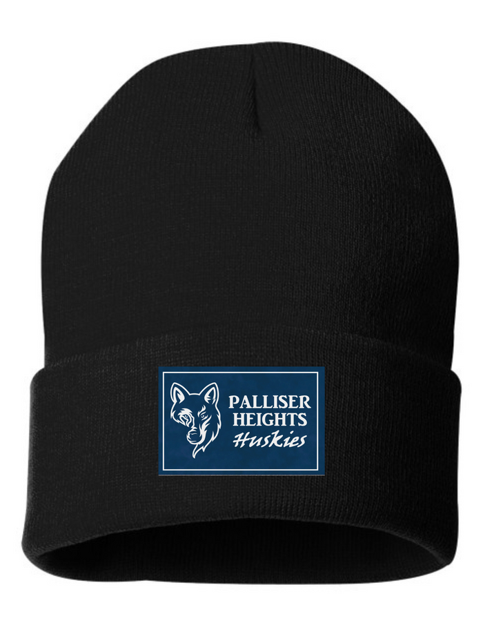 Palliser Heights Leather Patch Toque