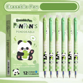 Panda Magic Erasable Pen Set (12 pcs)