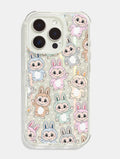 Pastel Fluffy Creatures Pattern Shock iPhone Case Phone Cases Skinnydip London
