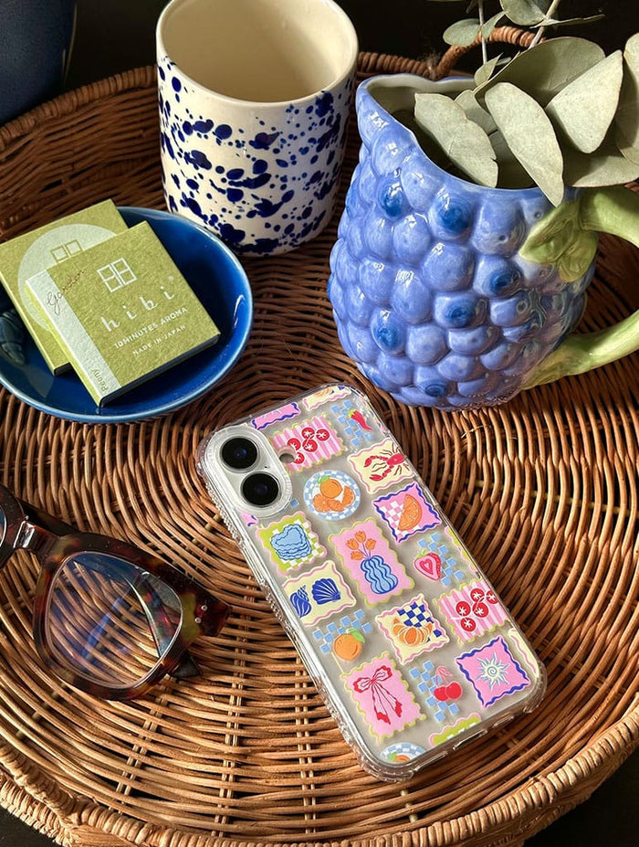 Patchwork Picnic Shock iPhone Case Phone Cases Skinnydip London