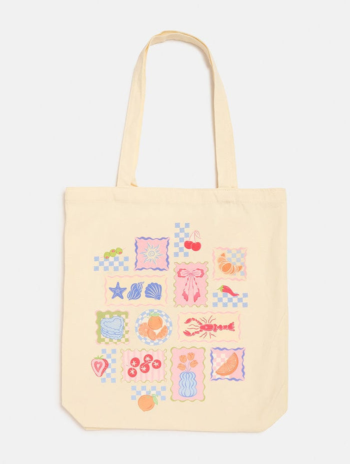 Patchwork Tote Bag Printed Tote Bags Skinnydip London