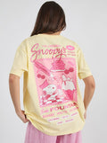 Peanuts x Skinnydip Snoopy Cafe Poster T-Shirt Tops & T-Shirts Skinnydip London