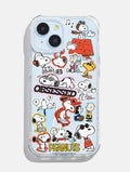 Peanuts x Skinnydip Snoopy Sticker Shock iPhone Case Phone Cases Skinnydip London